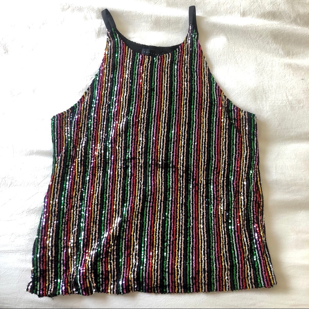 Rainbow Sequin Tank Top 🌈 ✨